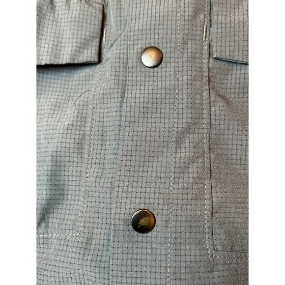 VTG 1946 Mens Button Down Breathable Shirt Gray Long Sleeve Pockets Men's Size L - Picture 11 of 11